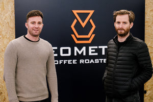 Brothers George and Matt of Geometry Coffee Roasters - a Specialty Coffee roasting business in Galway Ireland