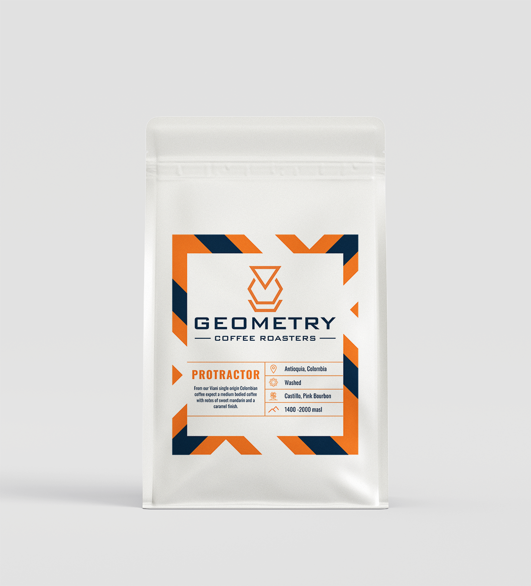 Geometry Coffee Roasters Protractor White Background