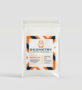 Geometry Coffee Roasters Protractor White Background