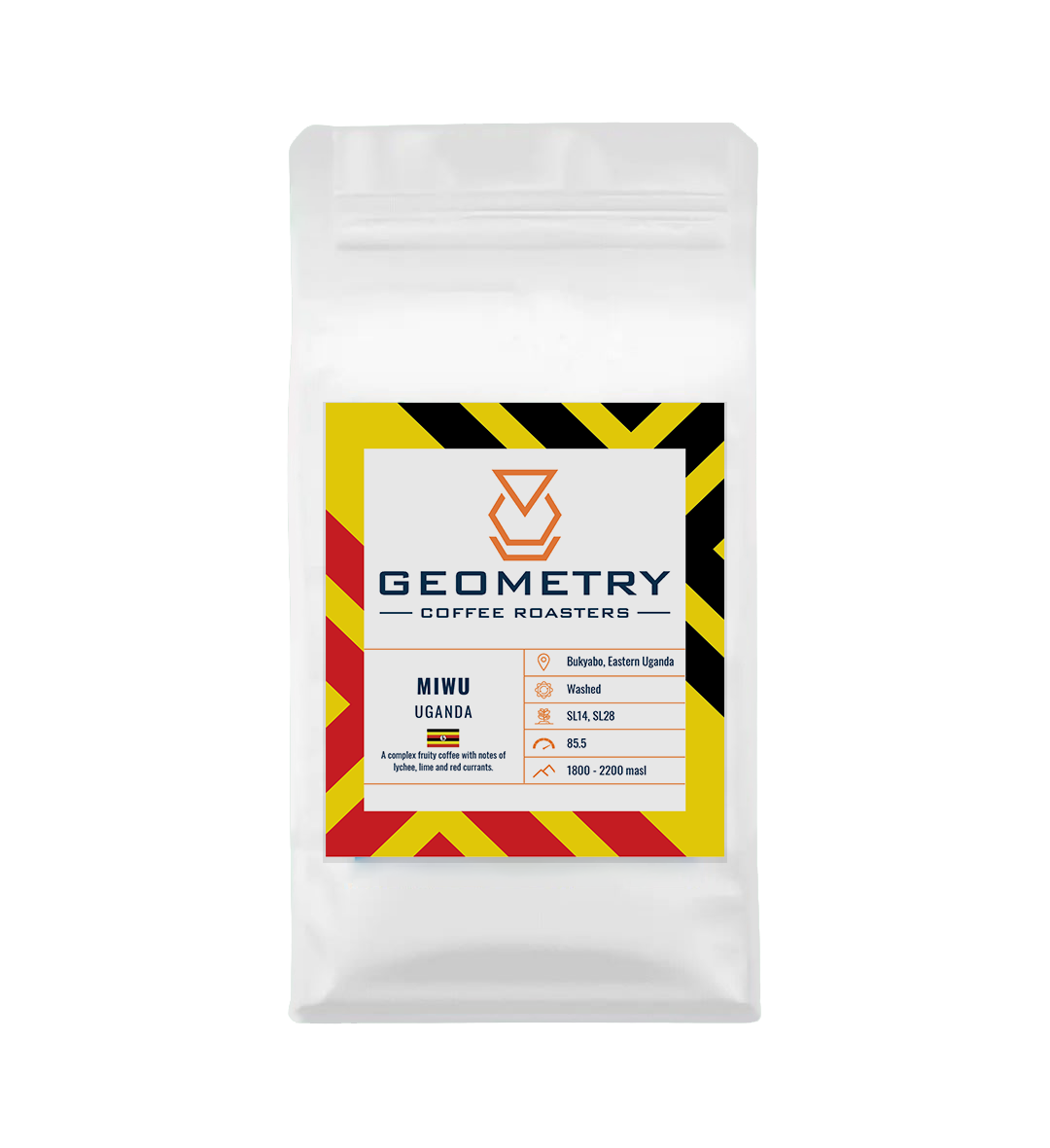 Uganda Miwu Single Origin Specialty Coffee roasted by Geometry Coffee Roasters based in Galway Ireland