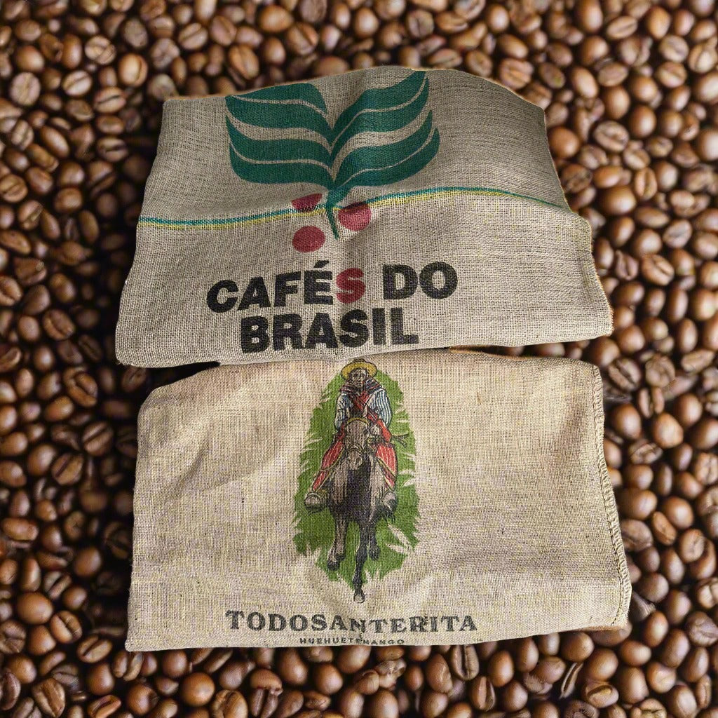 Geometry Coffee Geometry Jute Bags x4 – Geometry Coffee