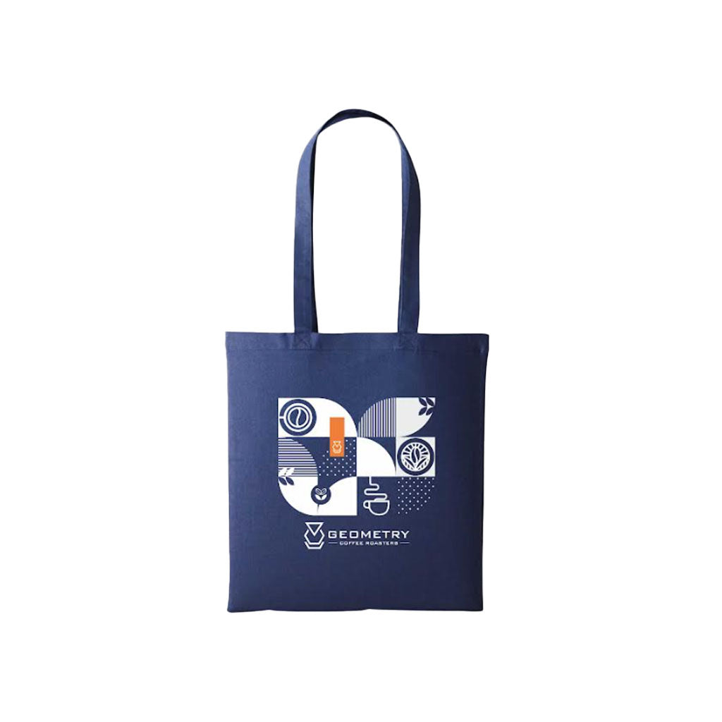 Geometry Tote Bag Navy