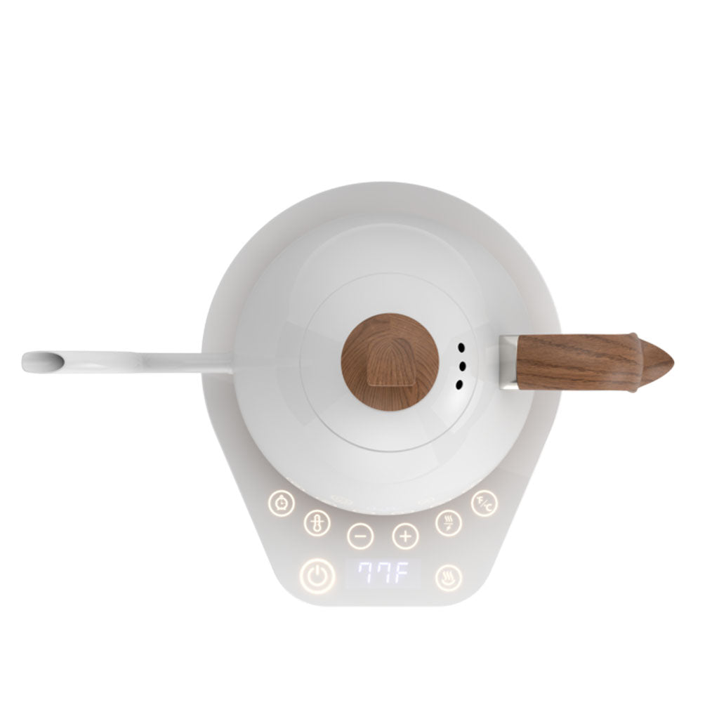 Brewista Artisan Gooseneck Kettle 1L Pearl White/Wood